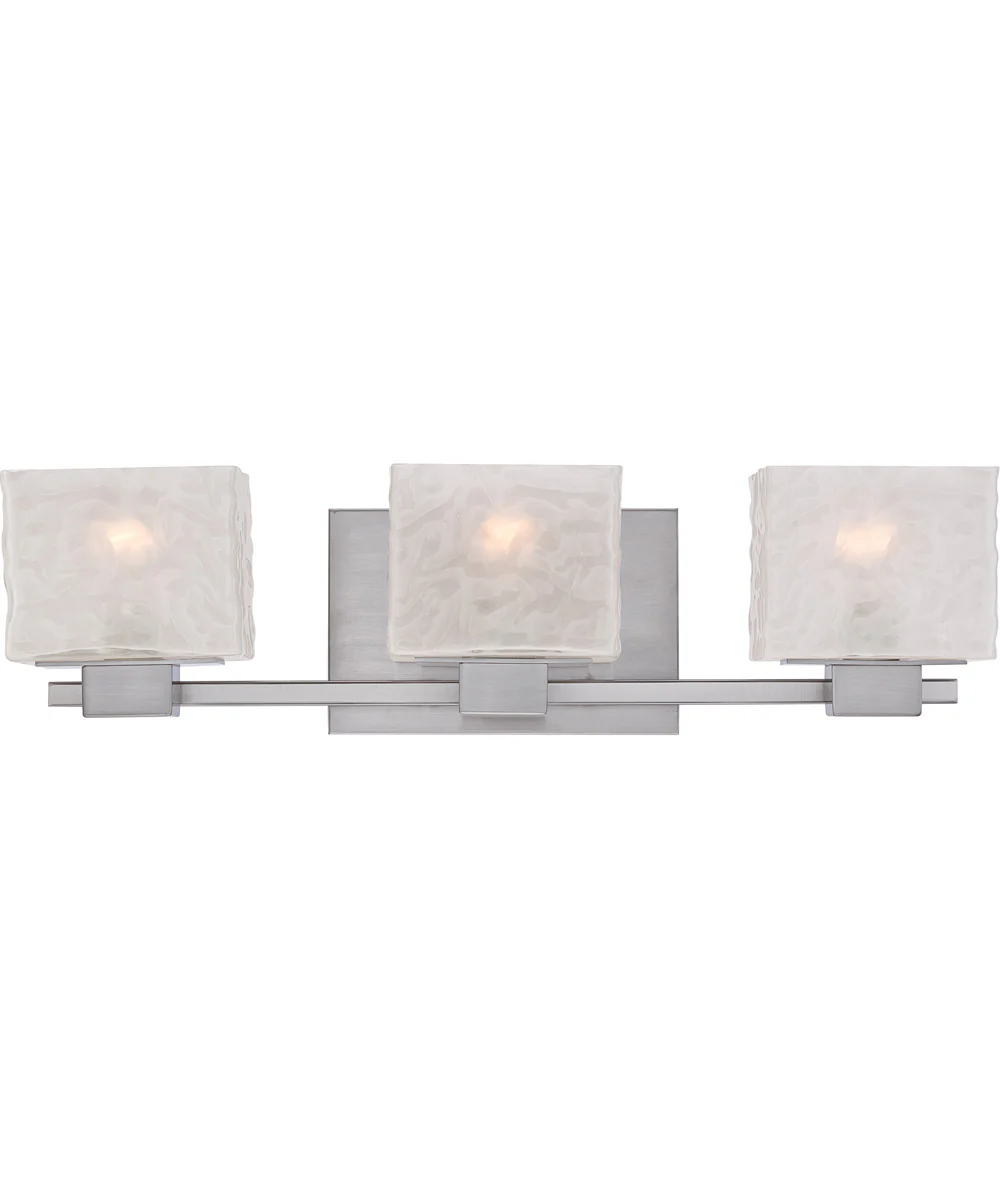Melody Large 3-light Bath Light Brushed Nickel - Image 2