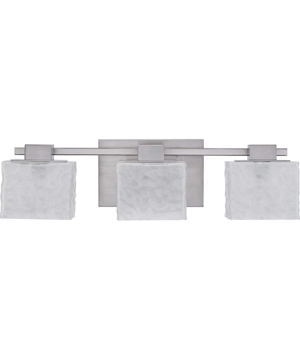 Melody Large 3-light Bath Light Brushed Nickel - Image 3