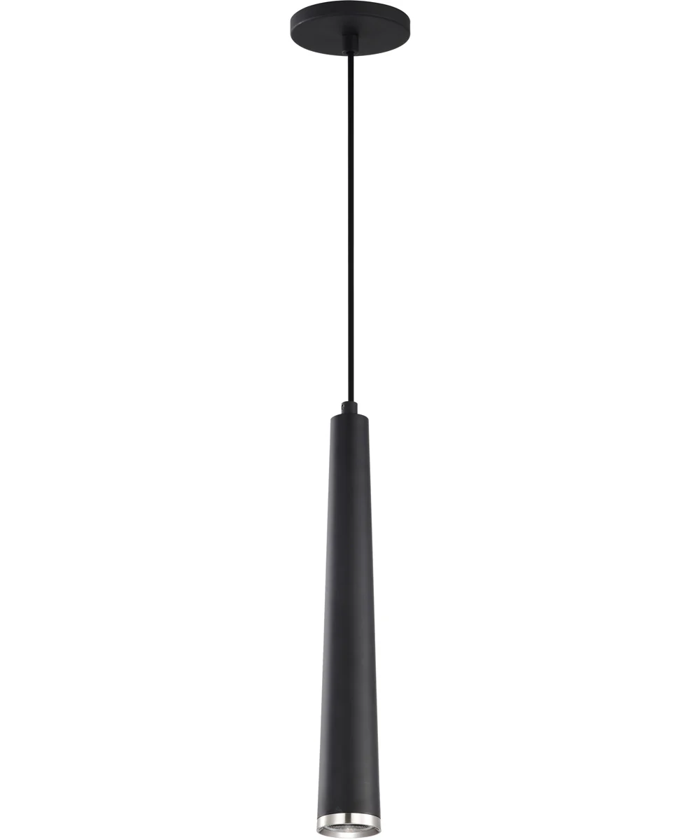 Melrose Pendant Matte Black / Brushed Nickel