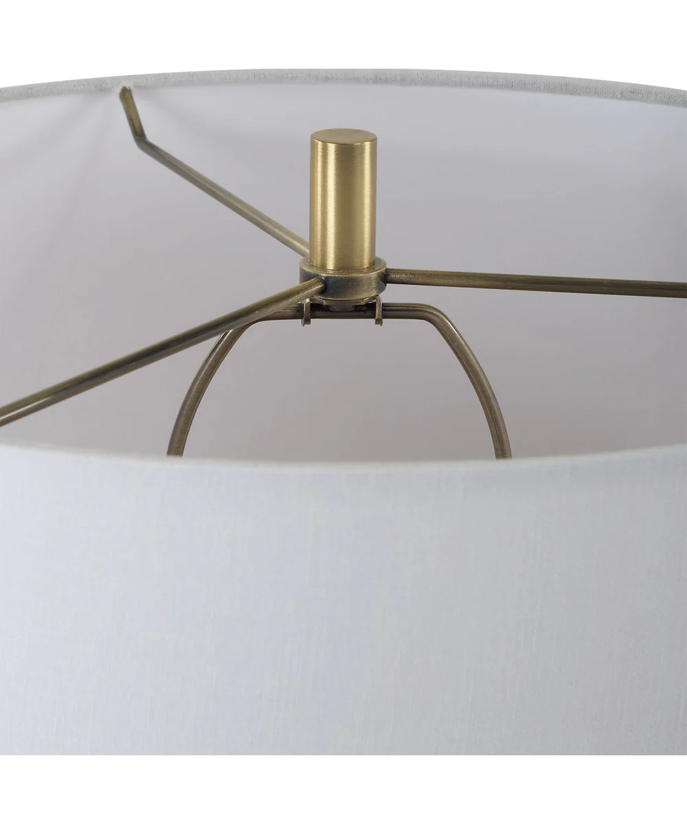 Meltdown Ivory Teal Table Lamp - Image 6