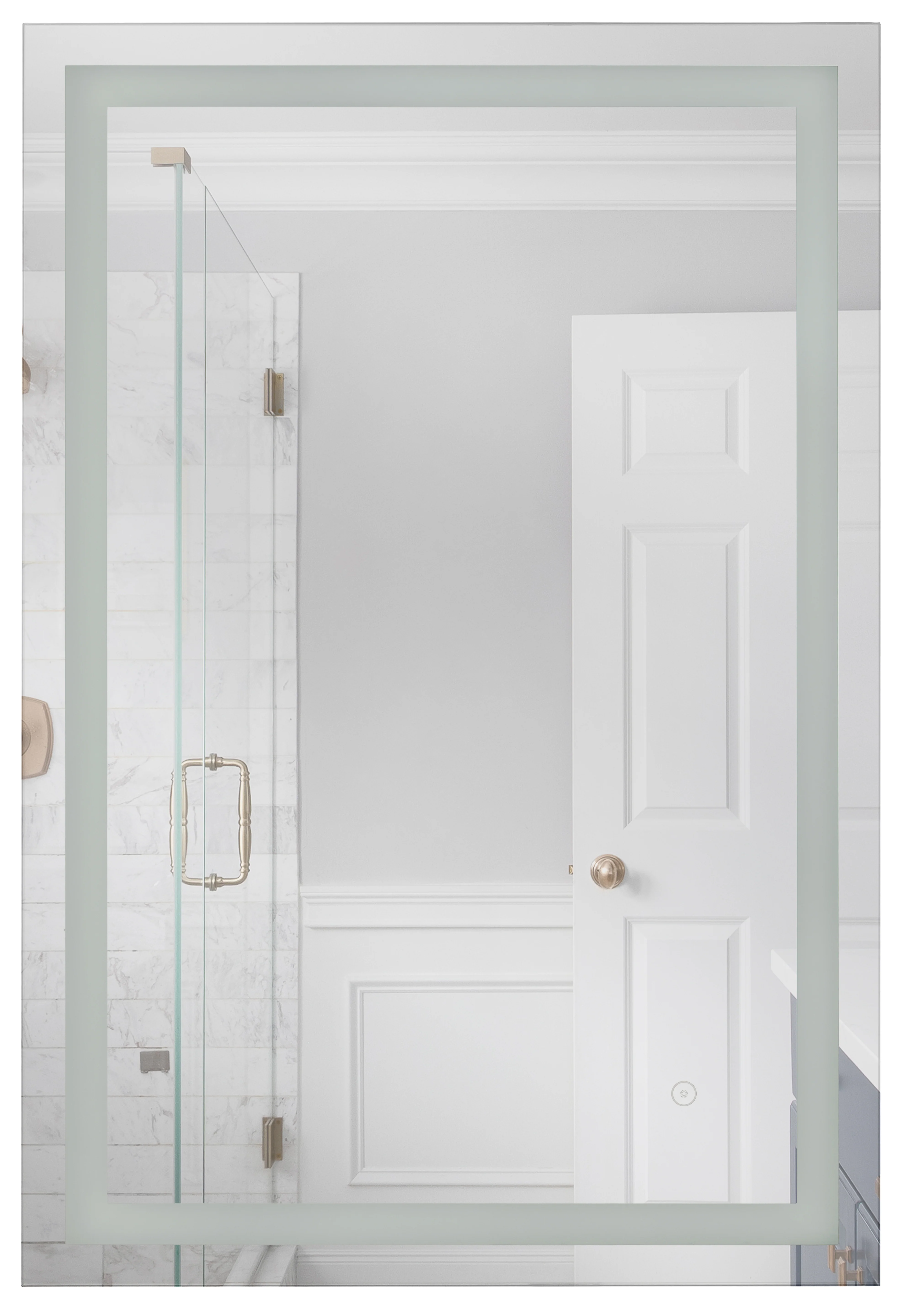 Meredith 1-Light Mirror White