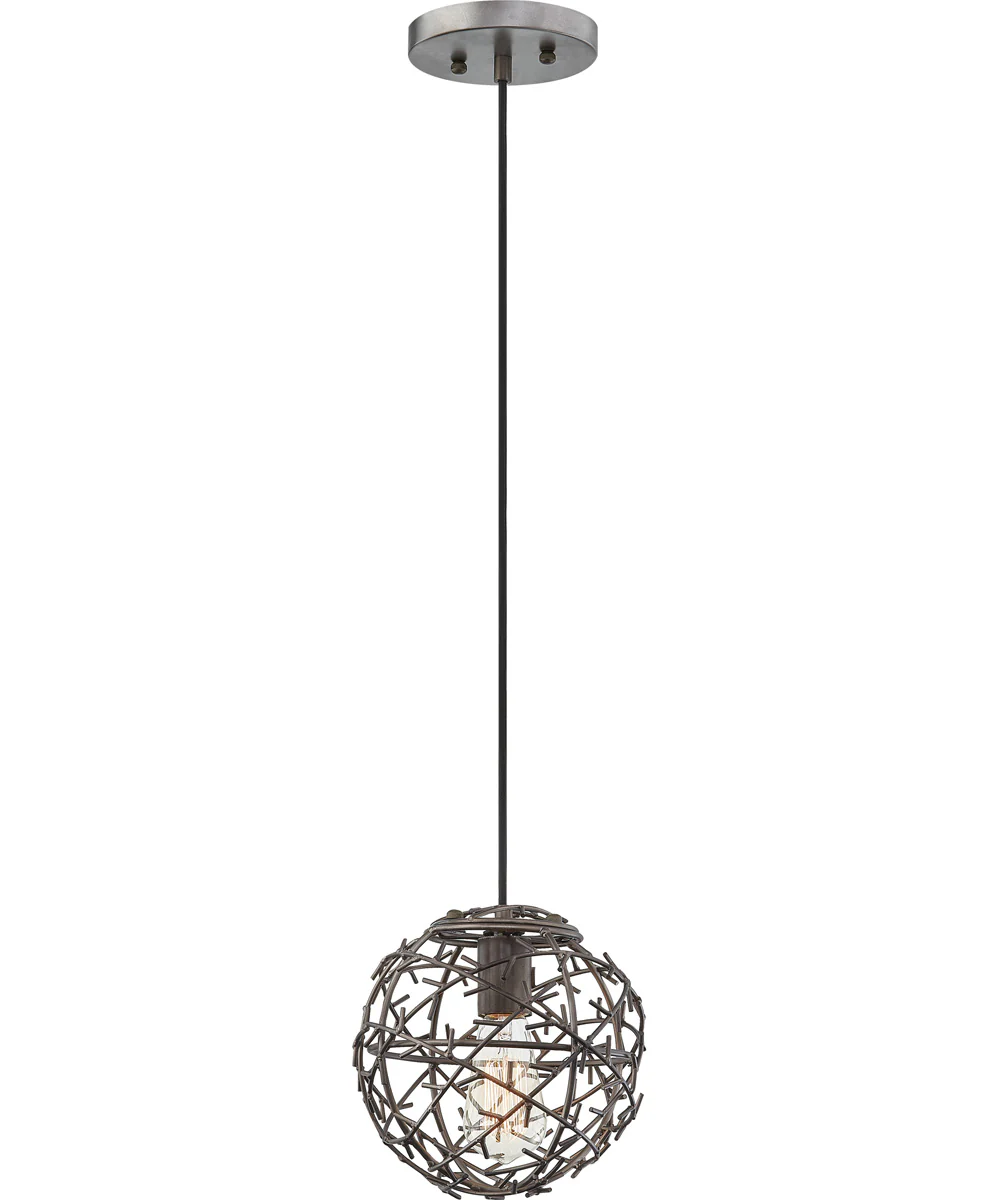 Meritage Small 1-light Mini Pendant Restored Bronze - Image 2