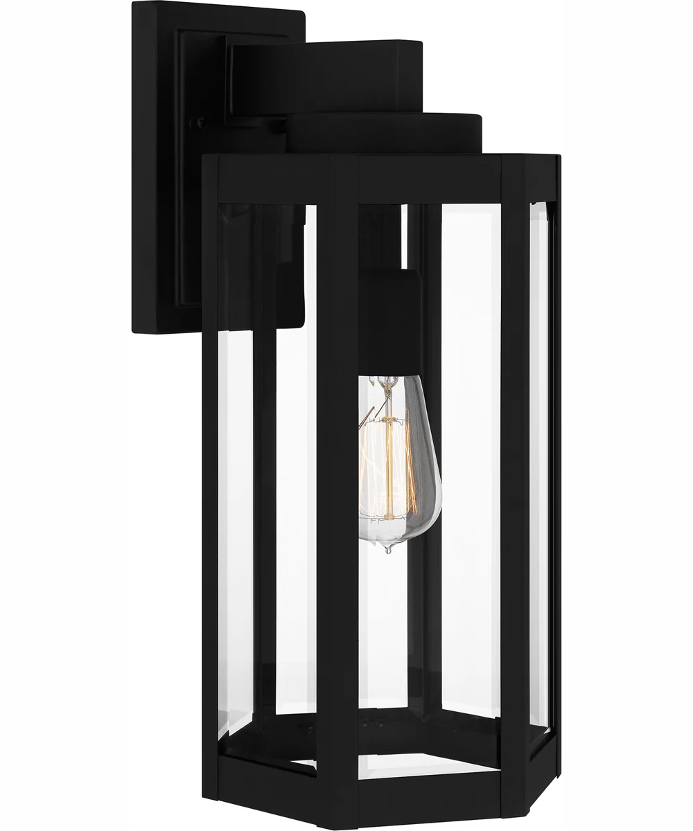 Mesnick Large 1-light Outdoor Wall Light Matte Black - Image 2