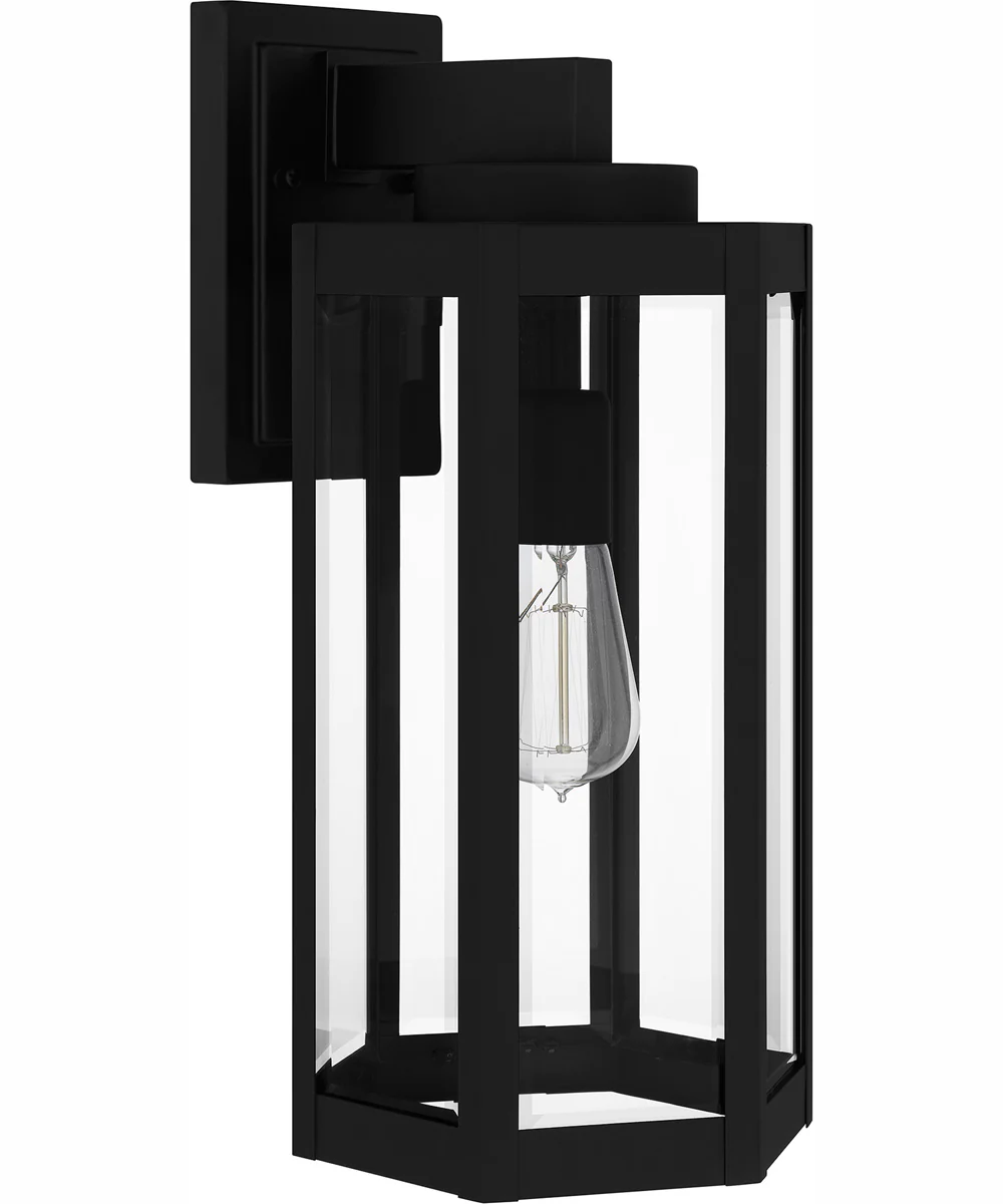 Mesnick Large 1-light Outdoor Wall Light Matte Black - Image 3
