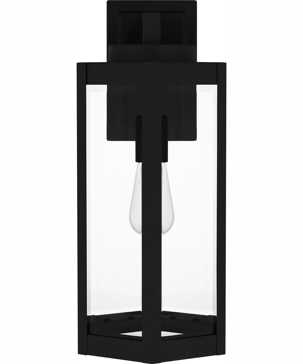 Mesnick Large 1-light Outdoor Wall Light Matte Black - Image 4