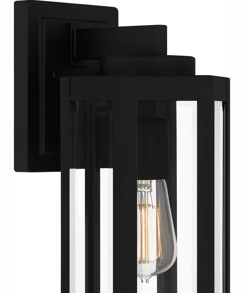 Mesnick Medium 1-light Outdoor Wall Light Matte Black - Image 6