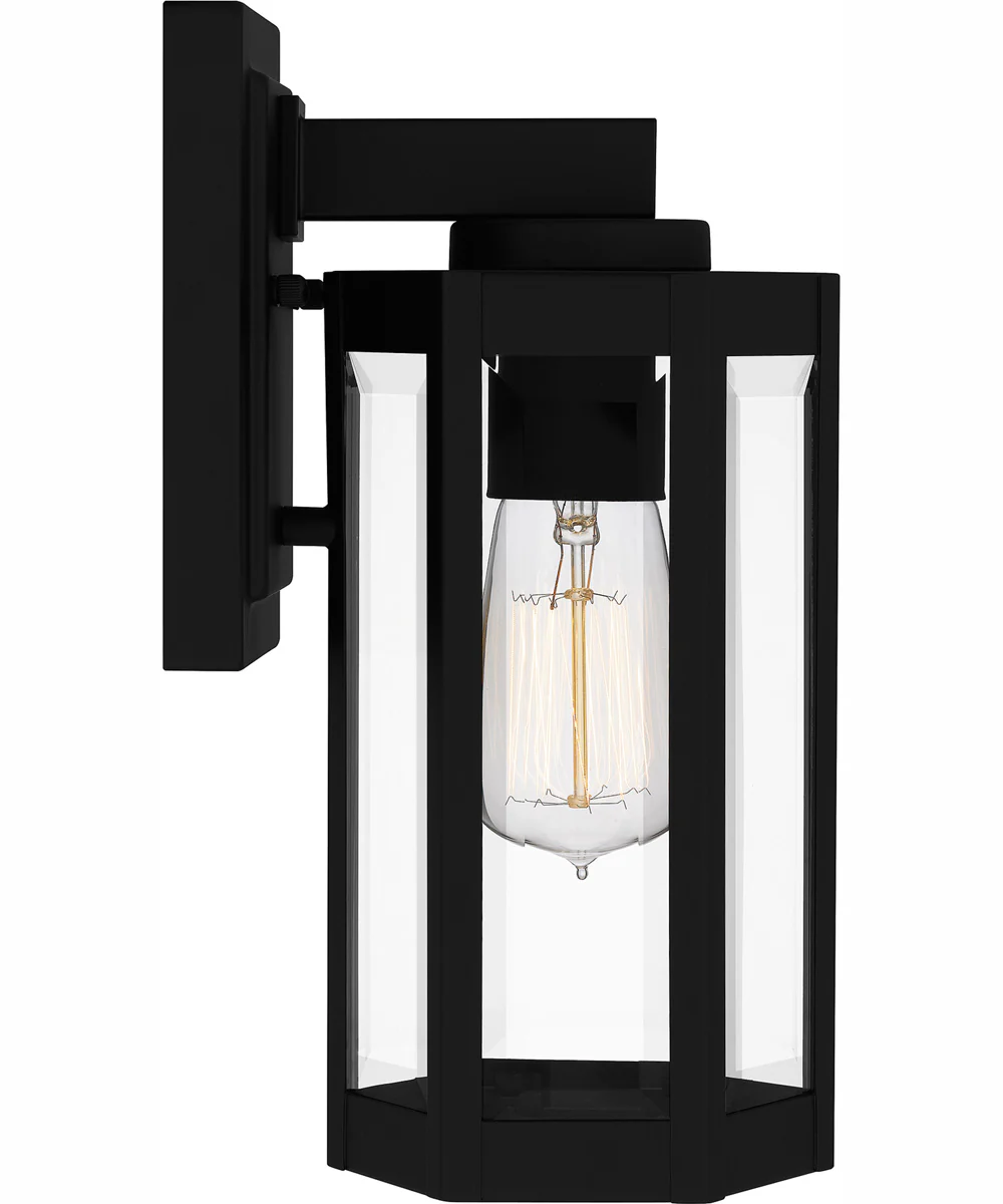 Mesnick Small 1-light Outdoor Wall Light Matte Black - Image 5