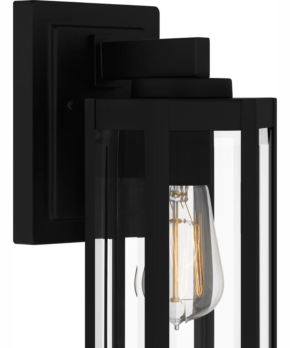 Mesnick Small 1-light Outdoor Wall Light Matte Black - Image 6