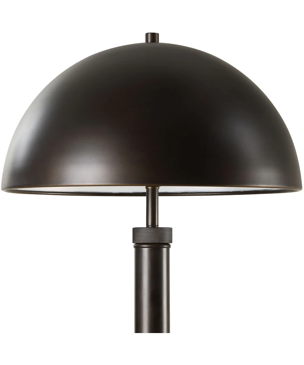 Metal Table Lamp with Metal Dome Shade - Image 5