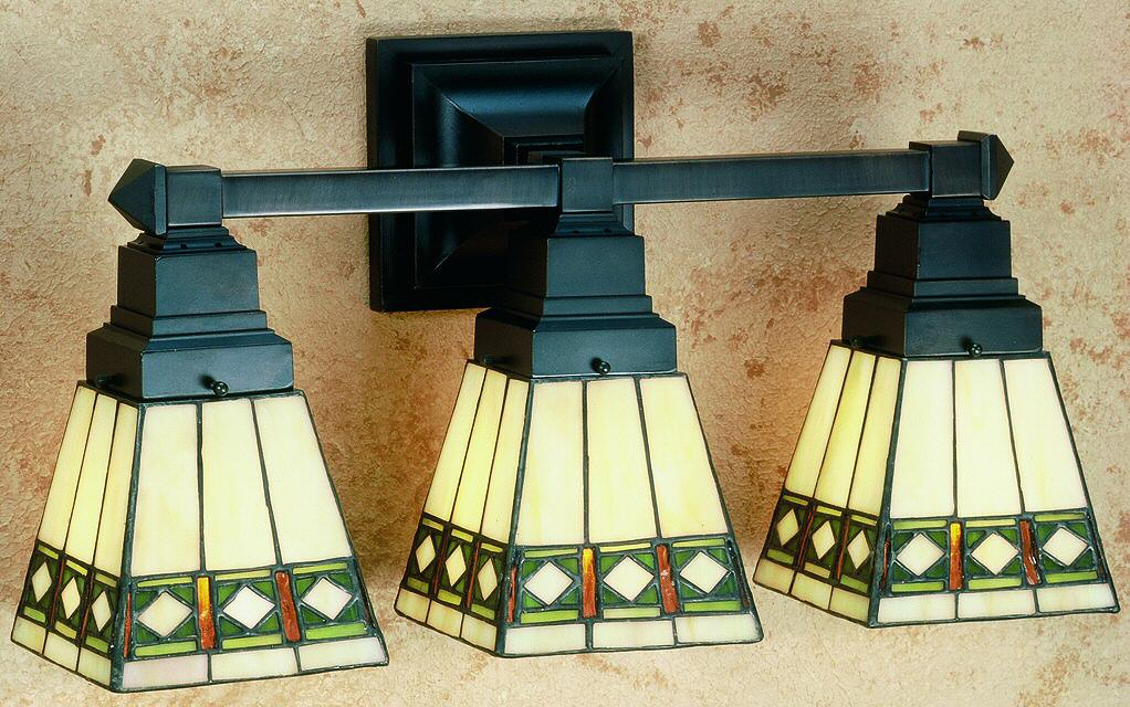 20"W Diamond Mission 3-Light Vanity - Image 2