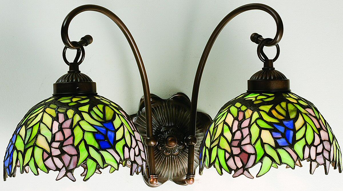 18"W Honey Locust Victorian 2-Light Vanity - Image 2