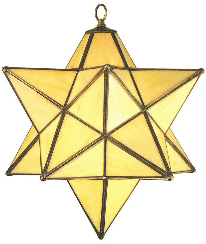 18"W Moravian Star Pendant - Image 2