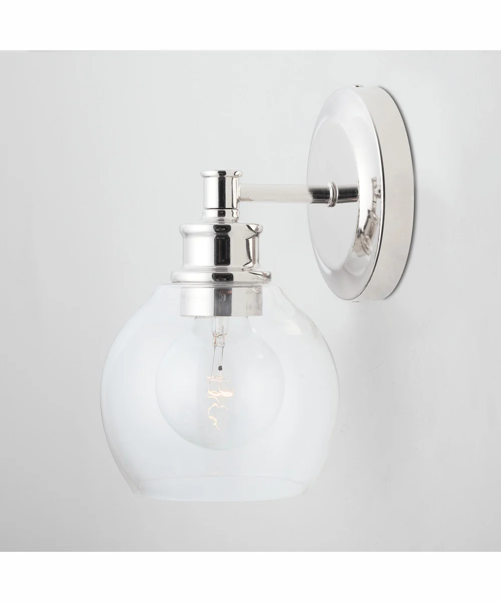 Mid Century 1-Light Sconce Polished Nickel - Image 3