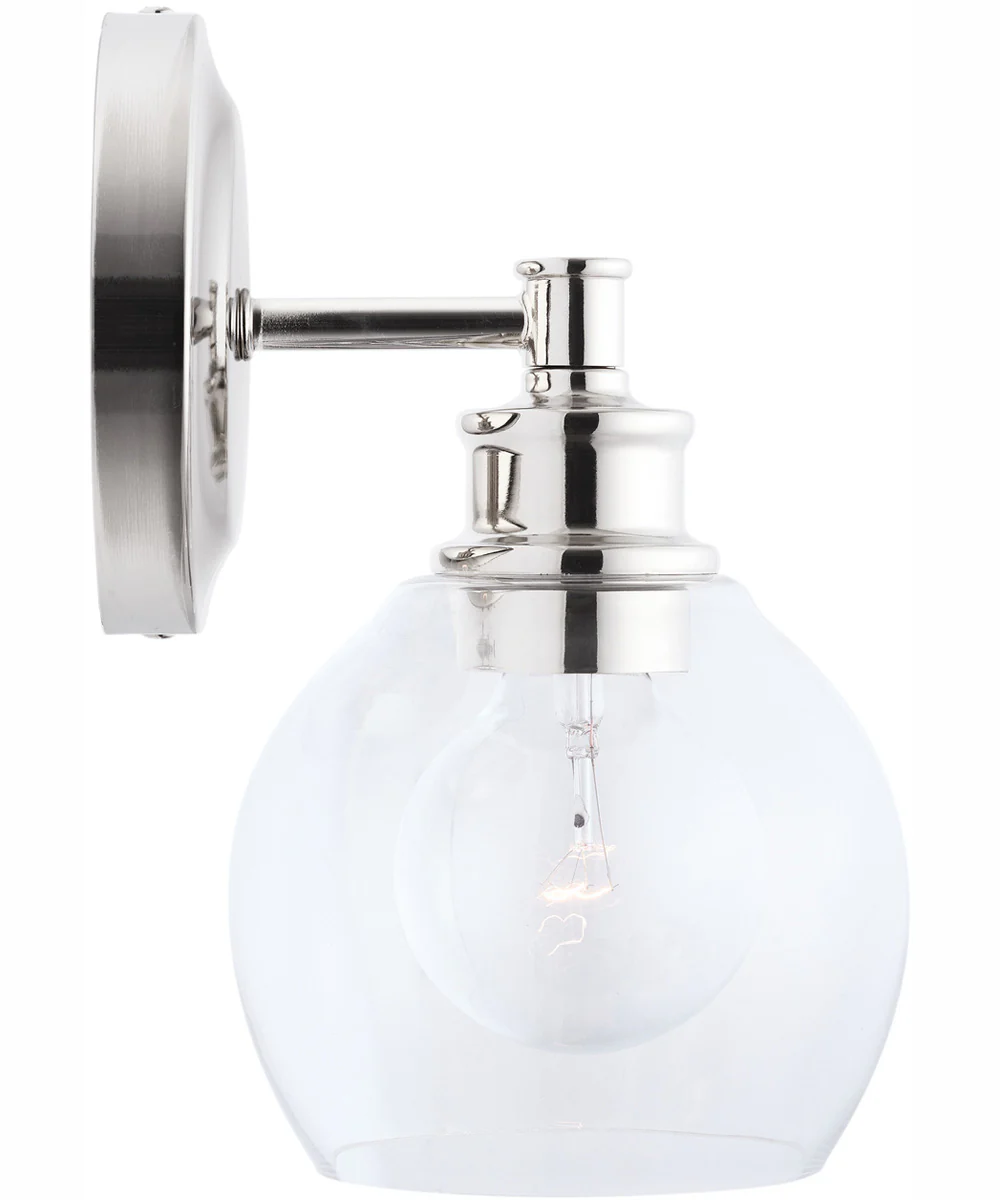 Mid Century 1-Light Sconce Polished Nickel - Image 5