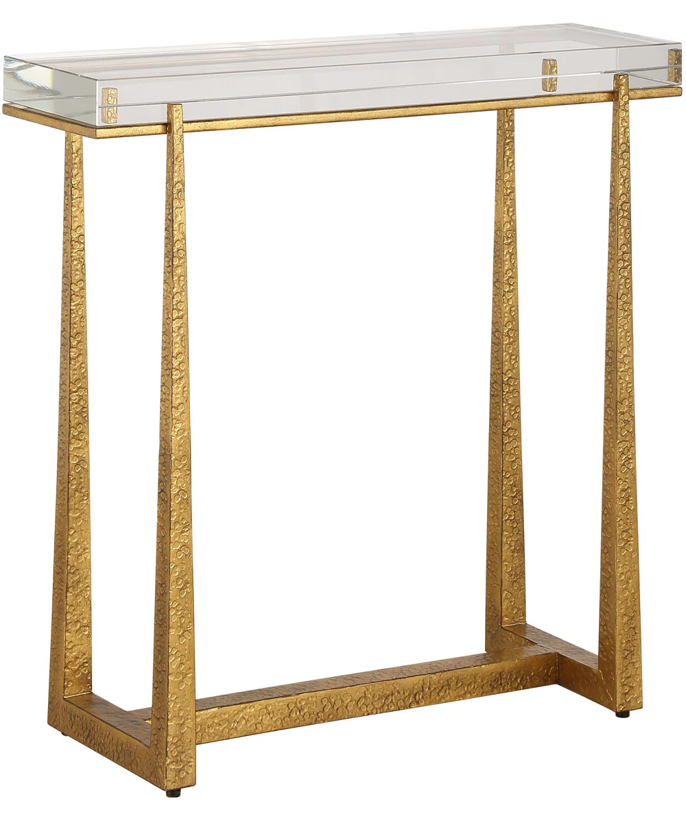 Midas Thick Crystal Accent Table - Image 4