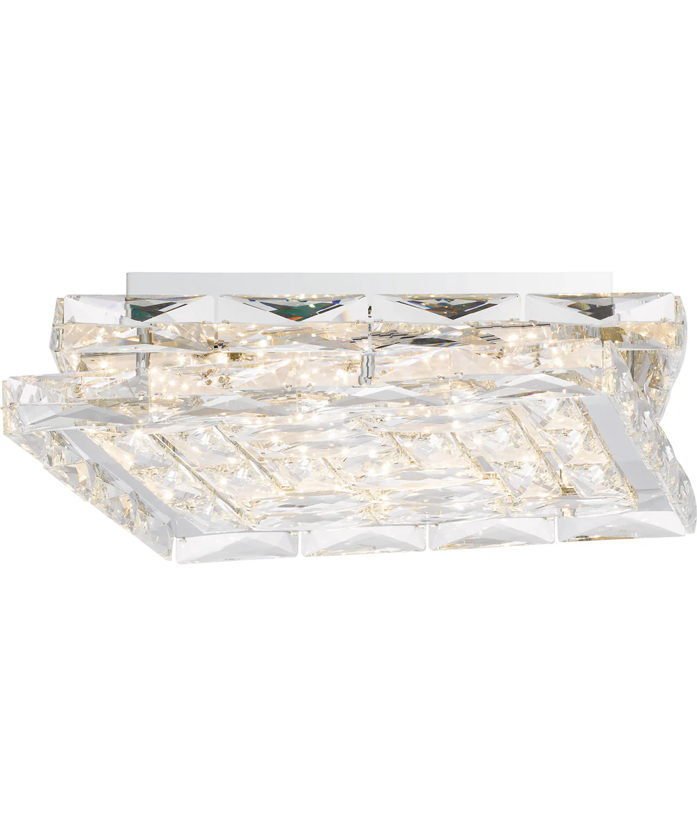 Milania Large Flush Mount Polished Chrome - Image 3