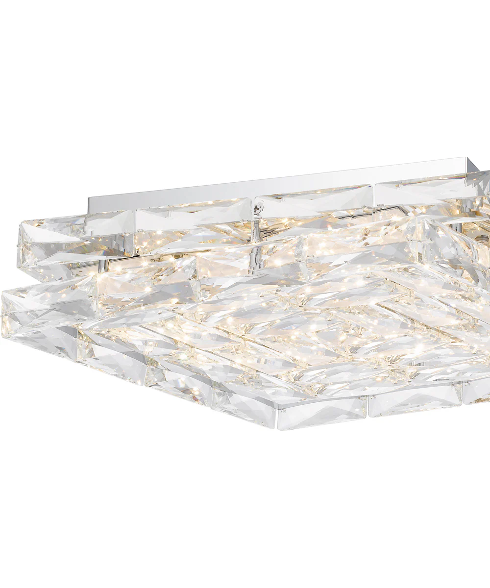 Milania Large Flush Mount Polished Chrome - Image 5