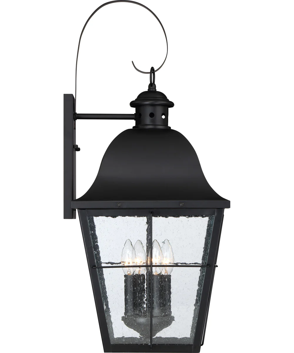 Millhouse Extra Large 4-light Outdoor Wall Light Mystic Black - Image 5