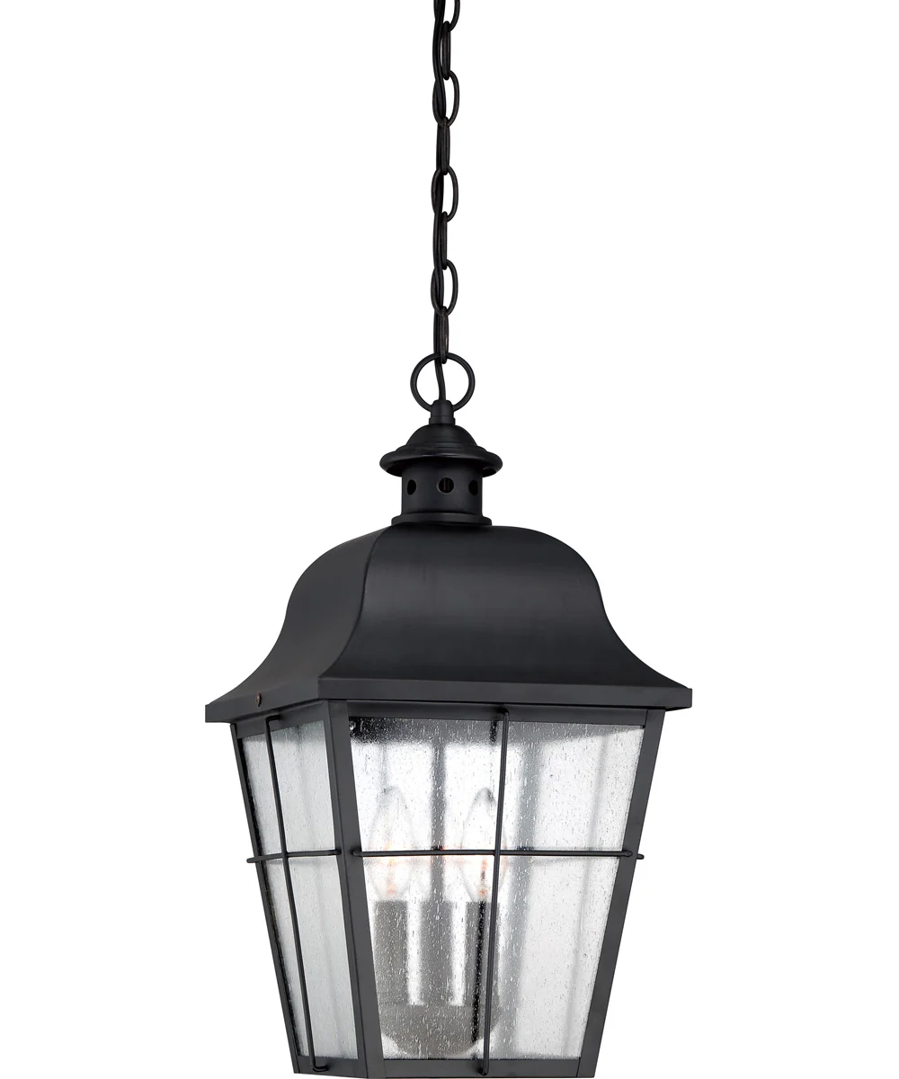 Millhouse Large 3-light Outdoor Pendant Light Mystic Black - Image 2