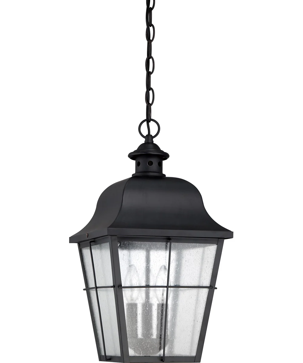 Millhouse Large 3-light Outdoor Pendant Light Mystic Black - Image 3