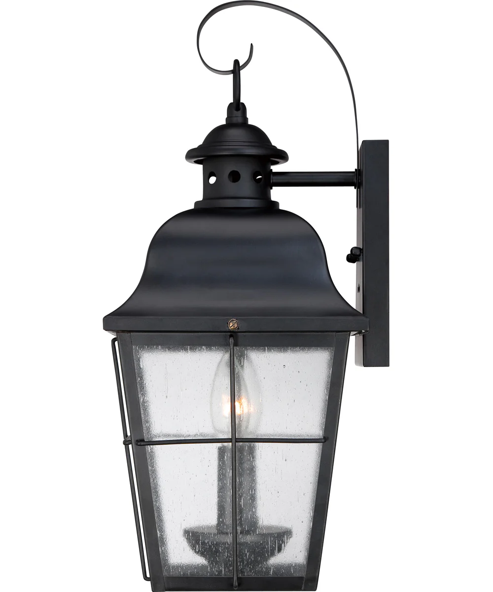 Millhouse Medium 2-light Outdoor Wall Light Mystic Black - Image 5