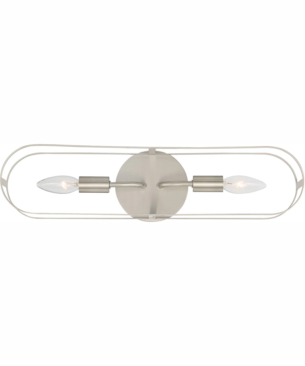 Mindful 2-Light Wall Sconce Brushed Polished Nickel - Image 4