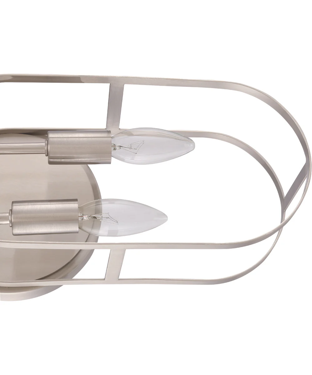 Mindful 2-Light Wall Sconce Brushed Polished Nickel - Image 6