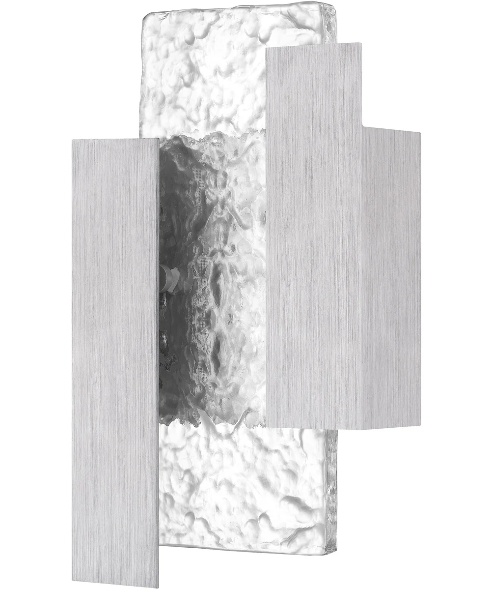 Miranda Medium Outdoor Wall Light Brushed Aluminum - Image 3
