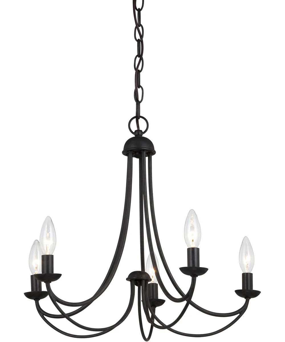 Mirren 5-light Chandelier Imperial Bronze - Image 3