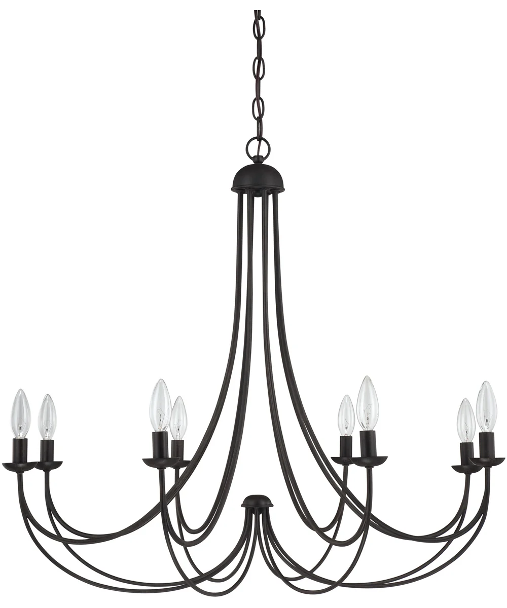 Mirren 8-light Chandelier Imperial Bronze - Image 6