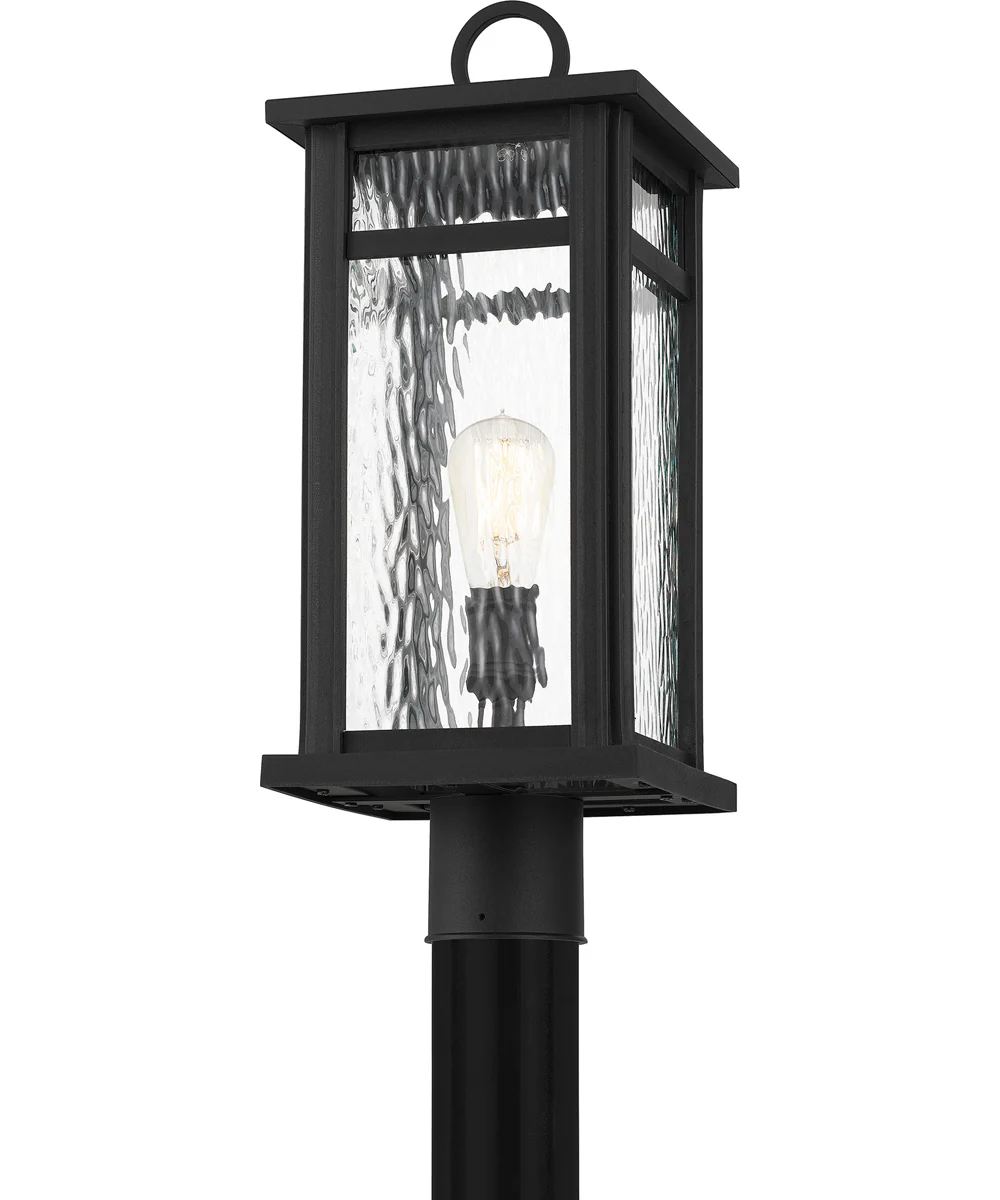 Moira Large 1-light Outdoor Post Light Coastal Armour Steel Earth Black - Image 5