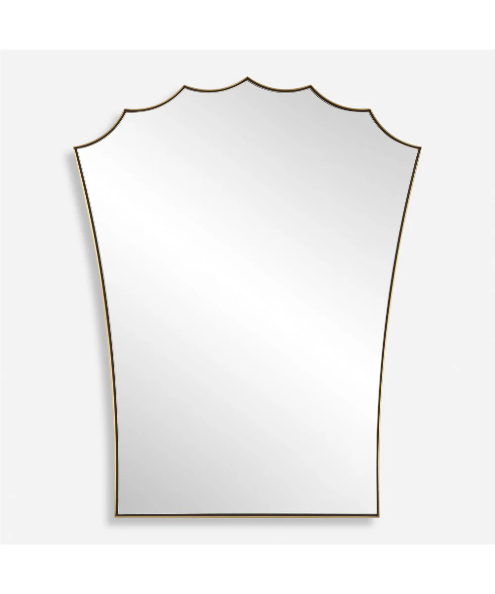 Monarch Scalloped Arched Vanity Mirror