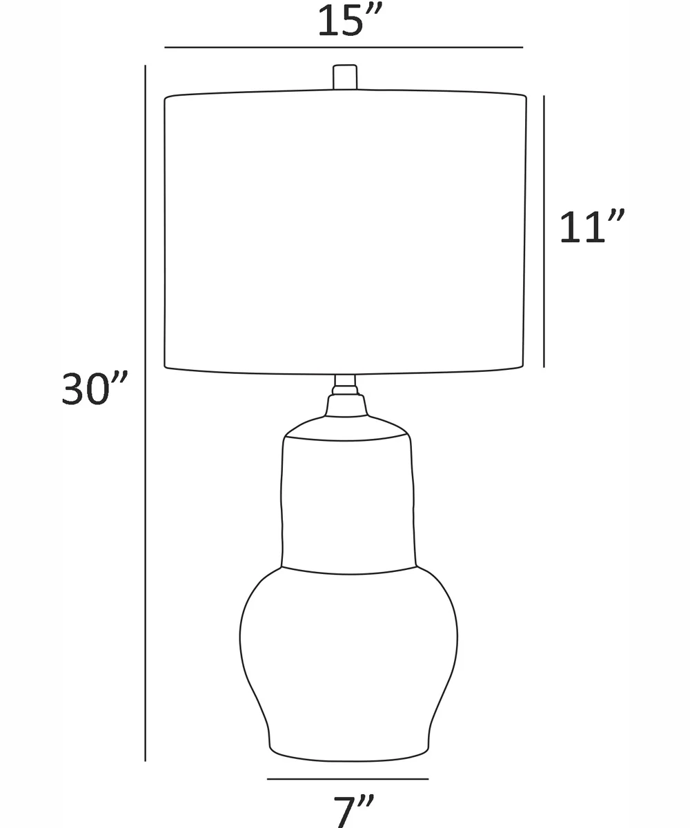 Monissa 1-Light Table Lamp Beige Ceramichrome/ Linen Fabric Shade - Image 4
