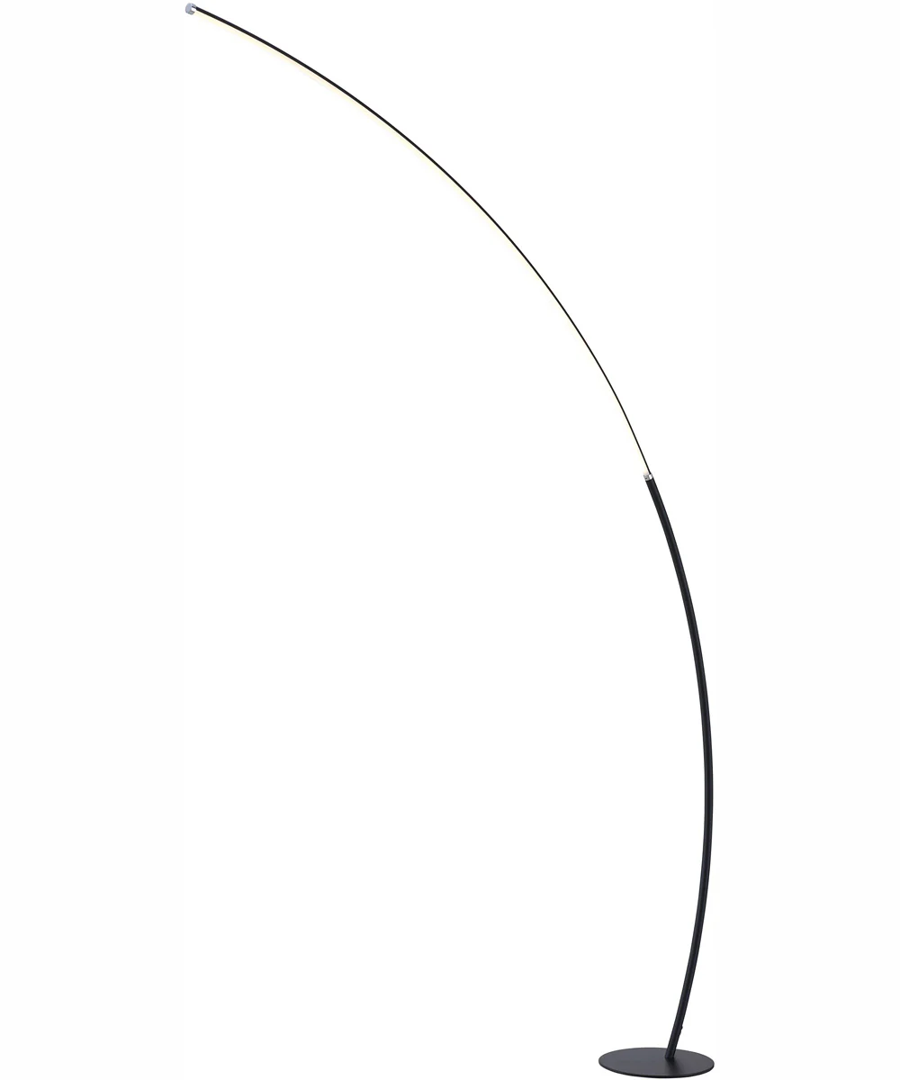 Monita 1-Light Led Arch Lamp Black
