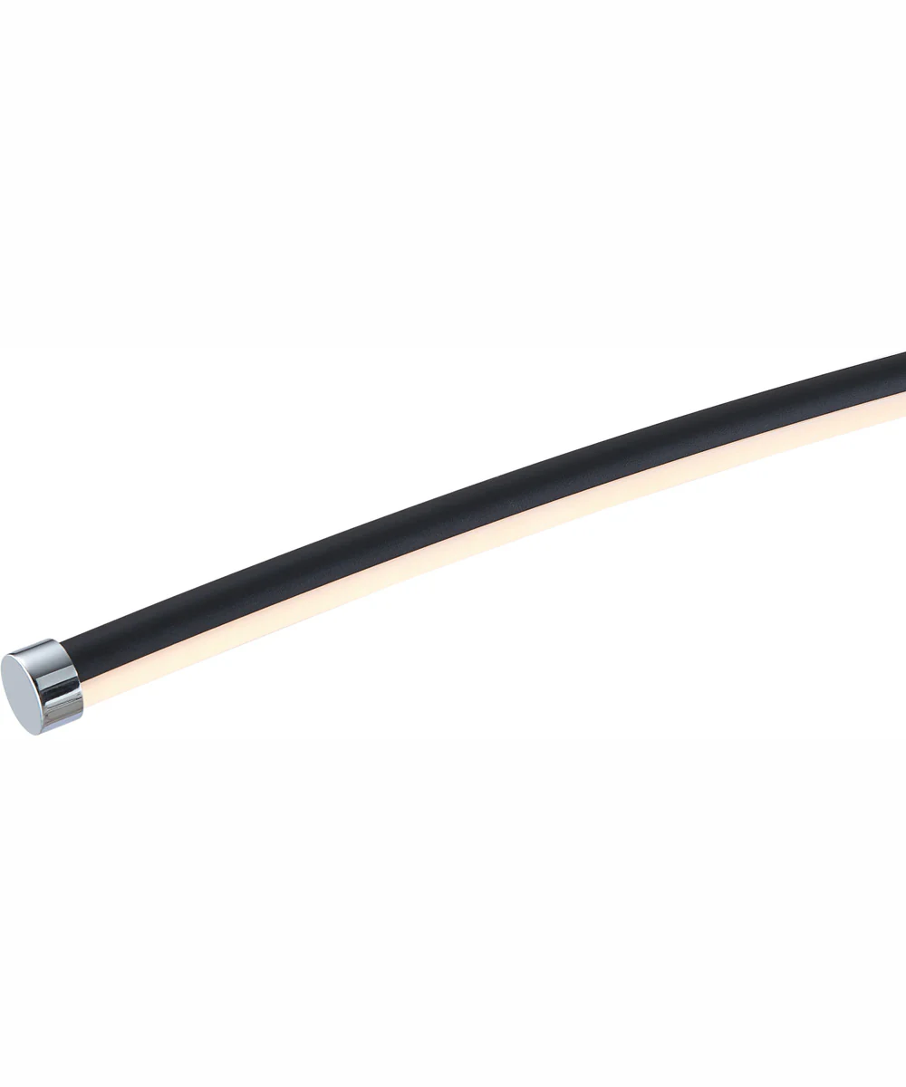 Monita 1-Light Led Arch Lamp Black - Image 3