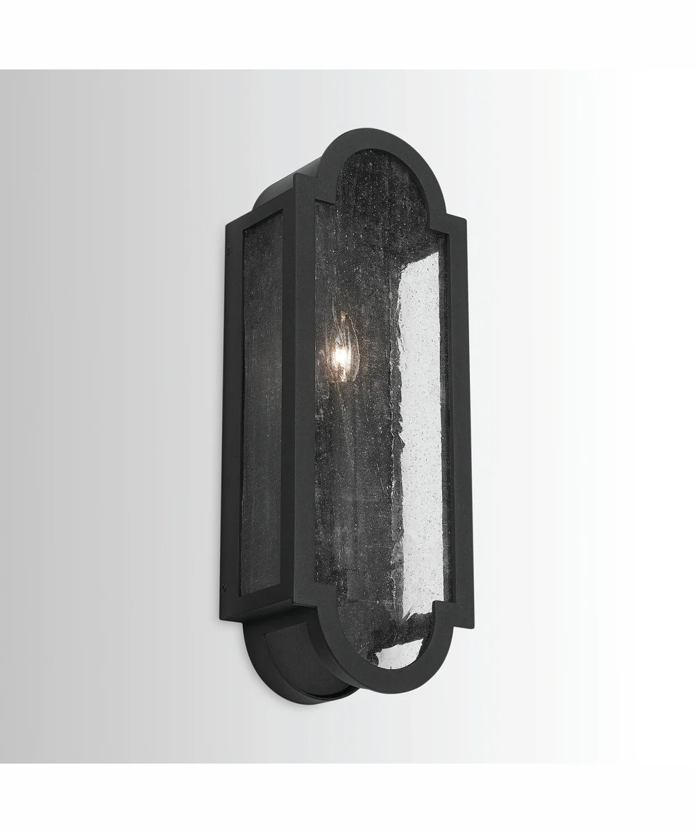 Monroe 1-Light Wall Mount Rain or Shine Black - Image 2