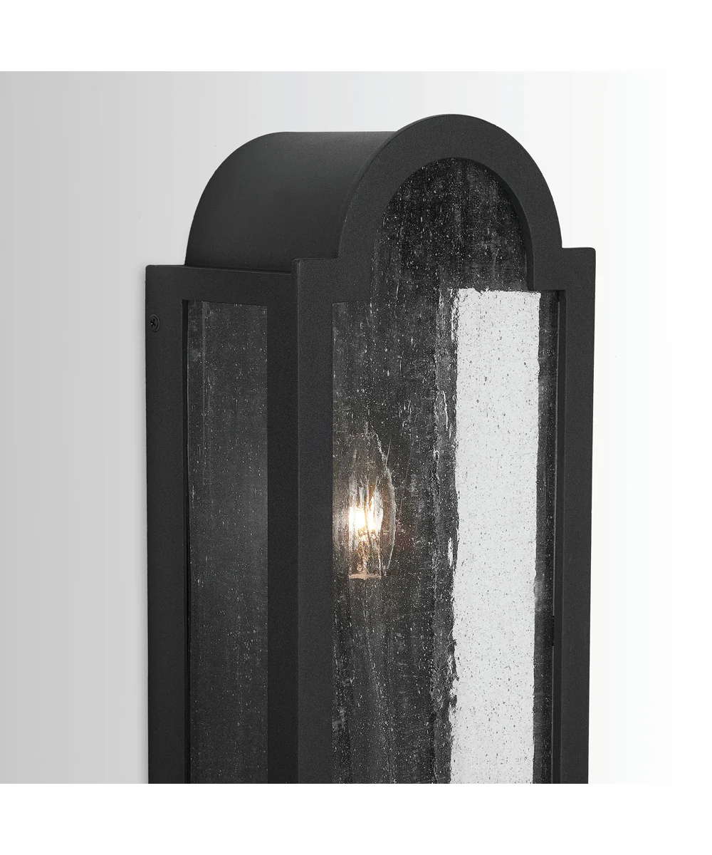 Monroe 1-Light Wall Mount Rain or Shine Black - Image 3