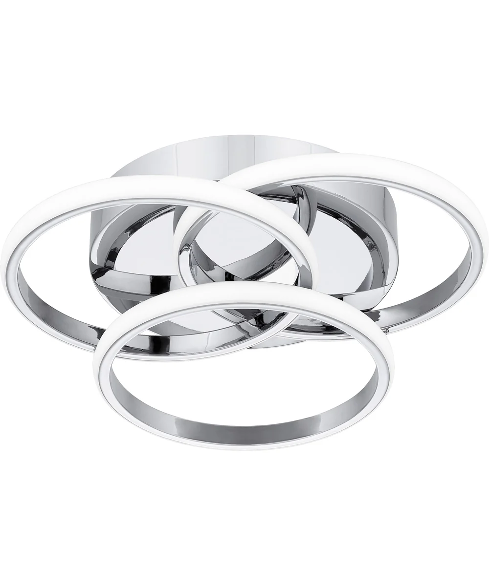 Moonan Medium Flush Mount Polished Chrome - Image 4