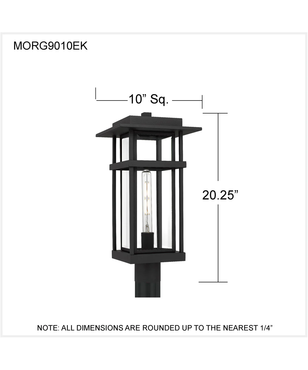 Morgan 1-light Outdoor Pendant Light Earth Black - Image 4