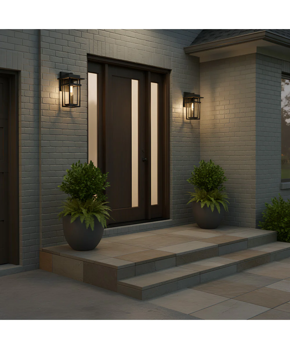 Morgan 1-light Outdoor Wall Light Earth Black - Image 3