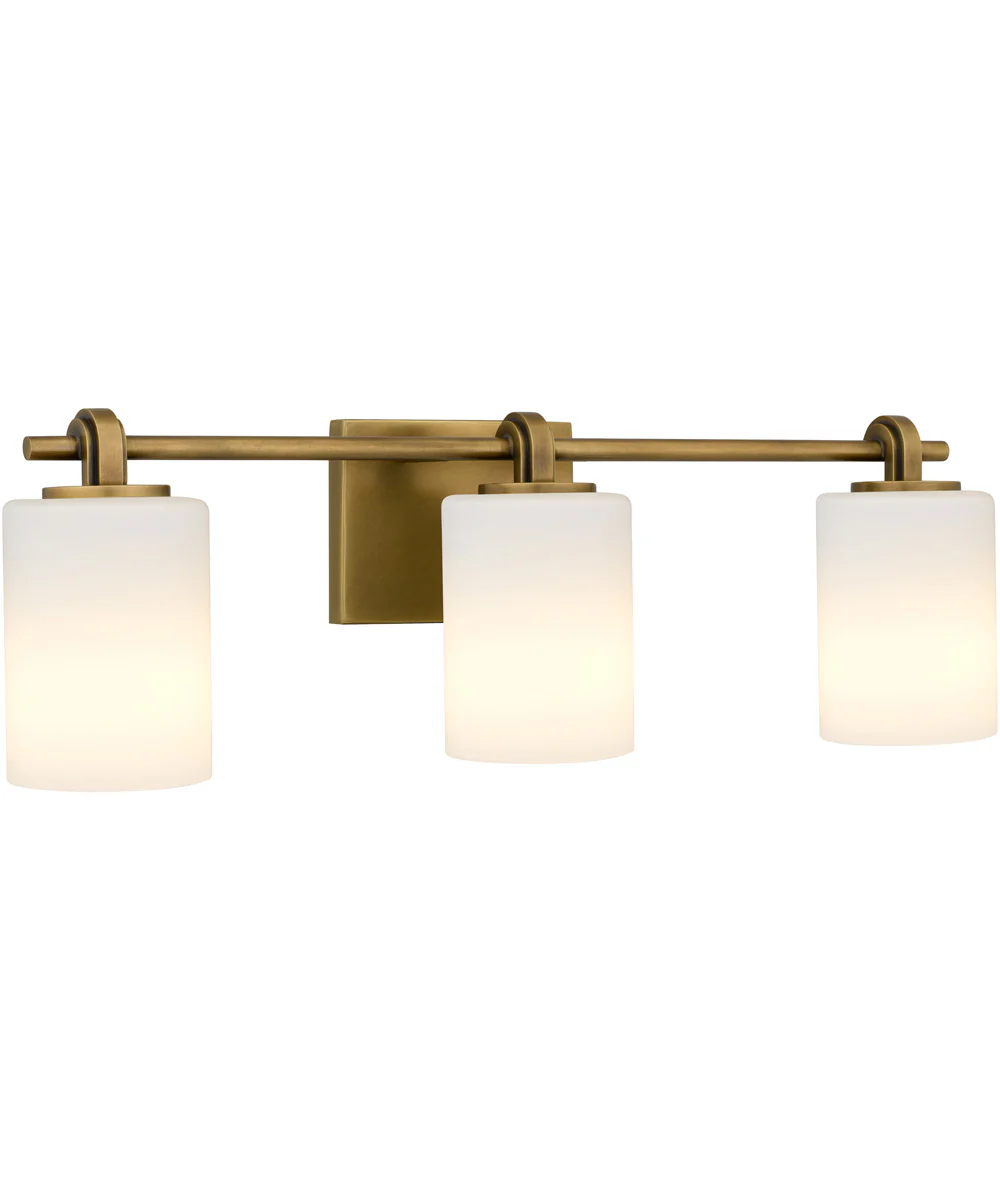 Morris 3-light Bath Light Weathered Brass