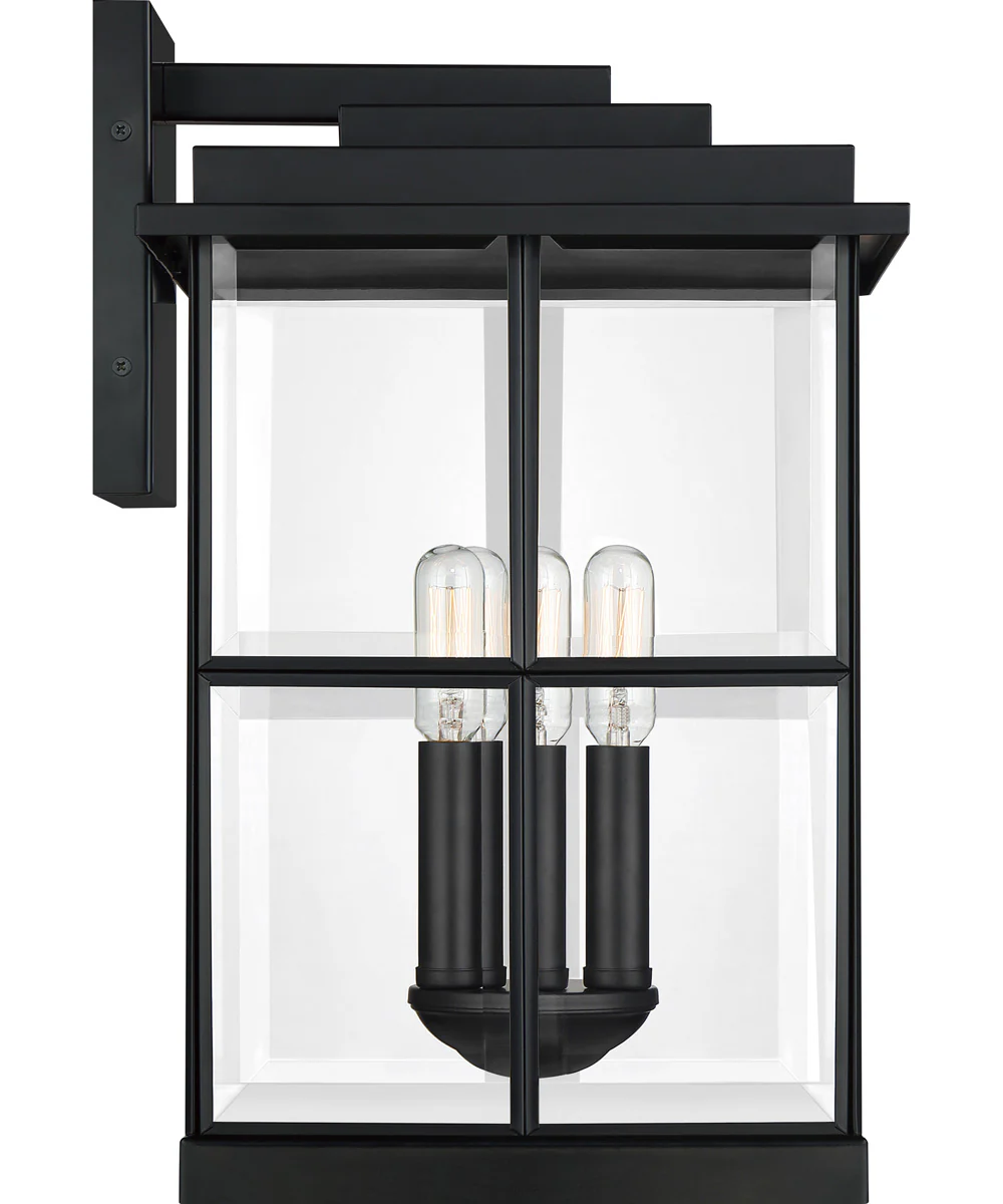 Mulligan Large 3-light Outdoor Wall Light Matte Black - Image 5