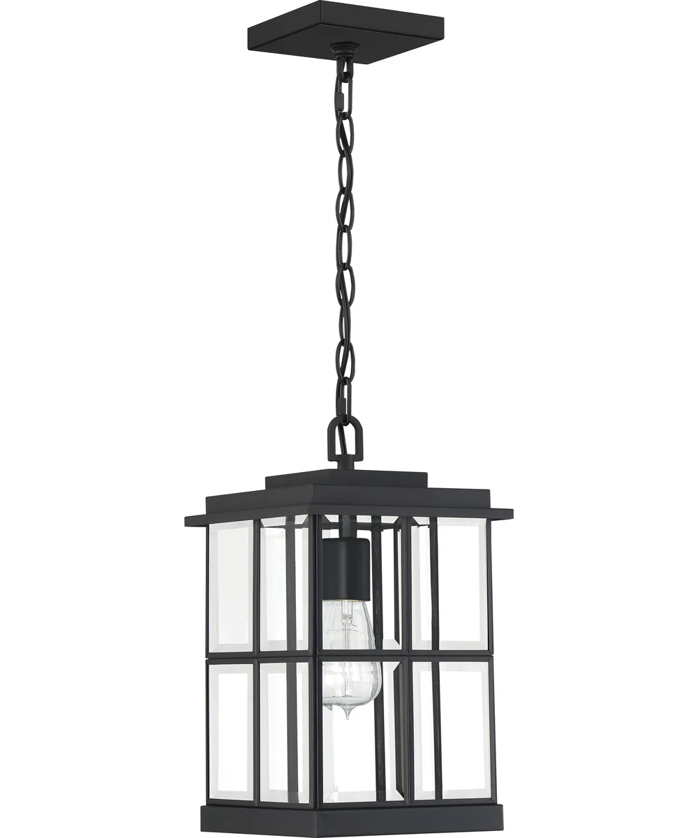 Mulligan Medium 1-light Outdoor Pendant Light Matte Black - Image 3