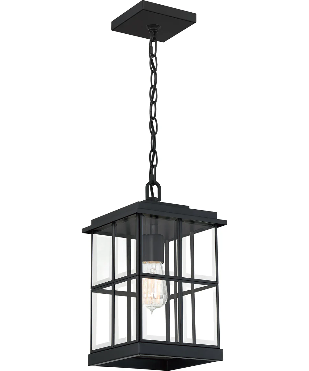 Mulligan Medium 1-light Outdoor Pendant Light Matte Black - Image 5