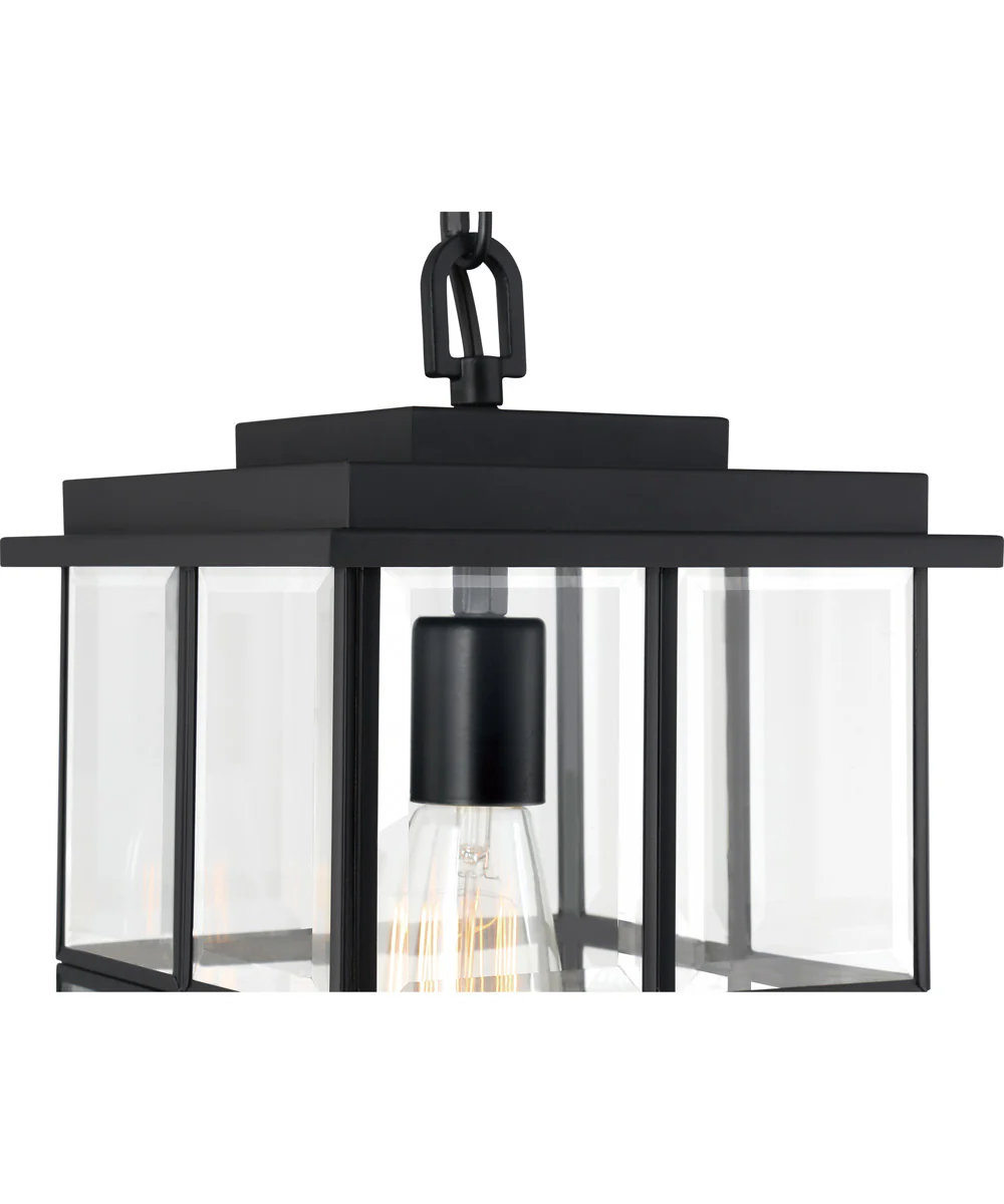 Mulligan Medium 1-light Outdoor Pendant Light Matte Black - Image 6