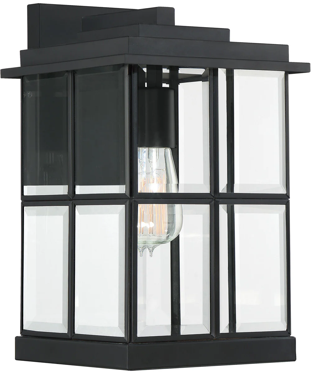 Mulligan Medium 1-light Outdoor Wall Light Matte Black - Image 2