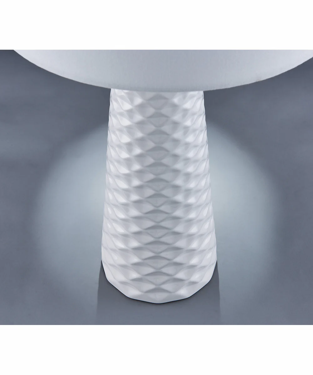 Muriel 2-Light 2 Pack-Table Lamp White Ceramichrome/ White Linen - Image 3