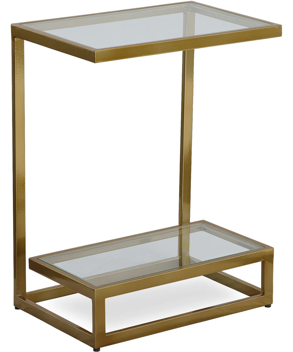 Musing Brushed Brass Accent Table - Image 2