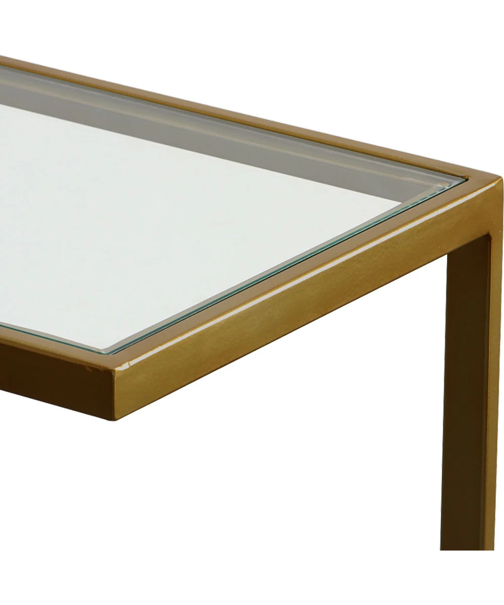 Musing Brushed Brass Accent Table - Image 4