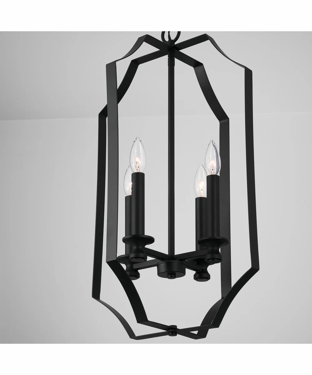 Myles 4-Light Foyer Matte Black - Image 2